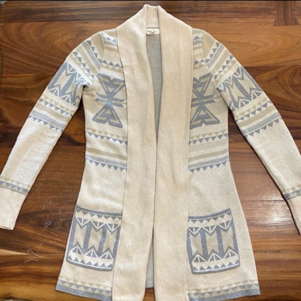 Aztec Print Cardigan
